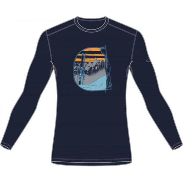 Icebreaker Icebreaker Mens 200 Oasis LS Crewe Mt Blanc Rise 105210 Bardu Sport 1