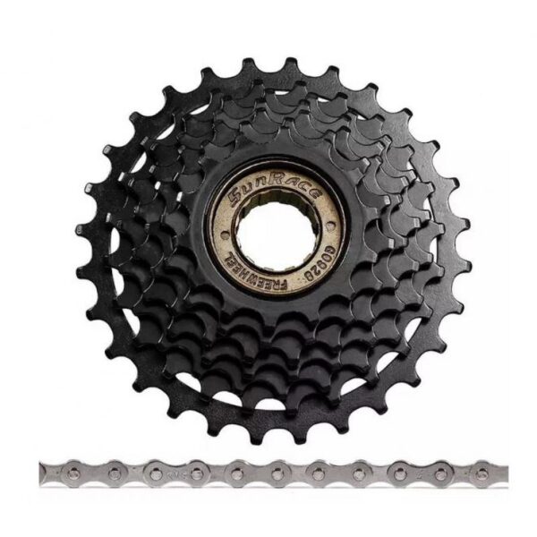 Merida KJEDE 7S/KASSETT 14-28T M/GJENGER