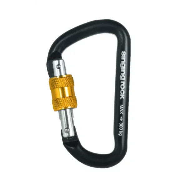 Singing Rock Mini D Screw Carabiner