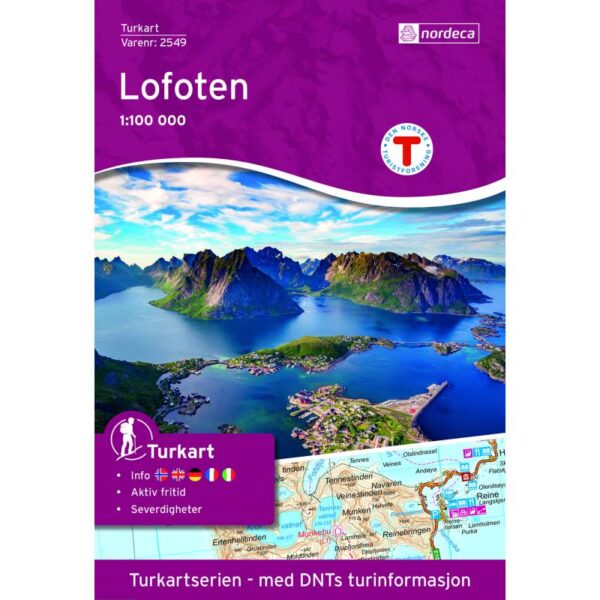 Nordeca Nordicmaps  Lofoten 1:100 000
