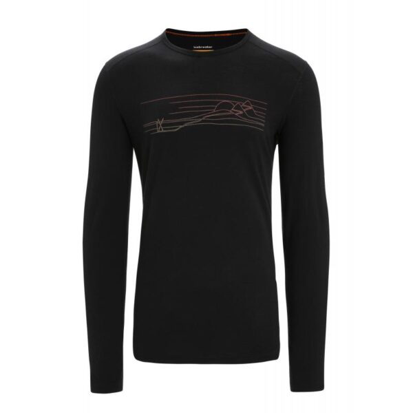 Icebreaker Icebreaker M 200 Oasis LS Crewe Ski Stripes 0A56HU Bardu Sport 1