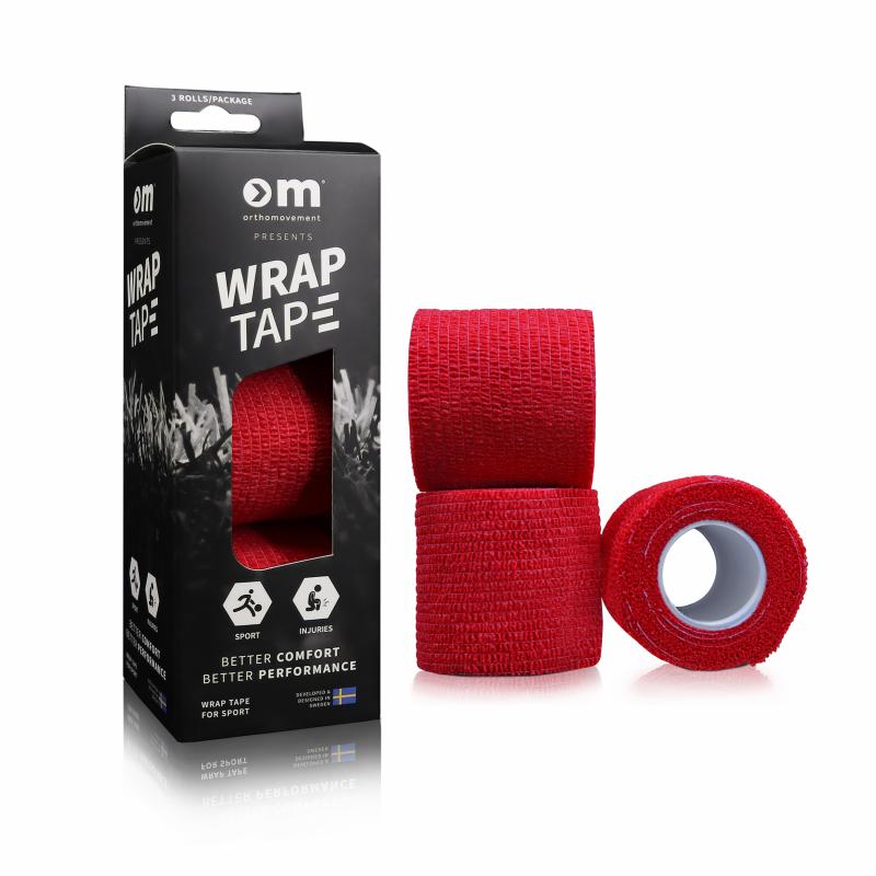 Ortho movement WRAP TAPE 5cm WT3RED Bardu Sport 1