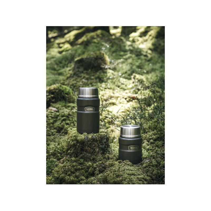 Thermos Stainless King Mattermos Med Skje 470 Ml - Militærgrønn 23546 Bardu Sport 2