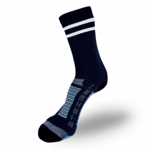 Steigen Løpestrømpe 2 Stripe Navy 3-4 SKU001TSN Bardu Sport 1