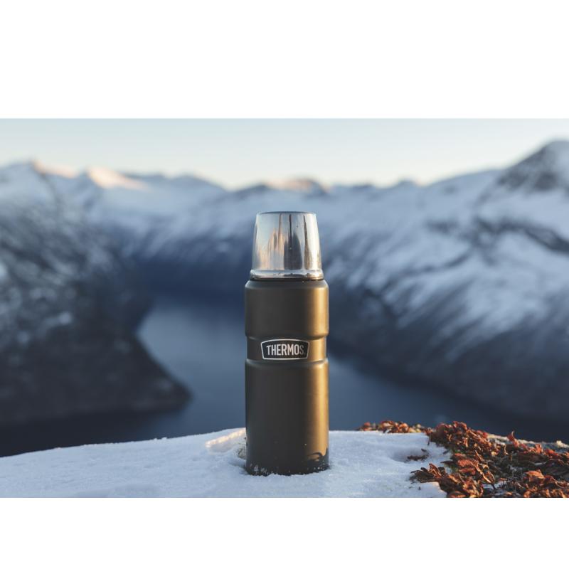 Thermos Stainless King termoflaske 470 ml - militærgrønn 23579 Bardu Sport 3