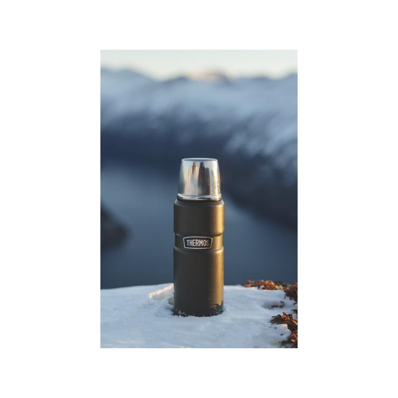 Thermos Stainless King termoflaske 470 ml - militærgrønn 23579 Bardu Sport 5